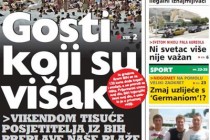 SRAMOTNO: HDZ podržava  sramotan tekst o turistima iz BiH