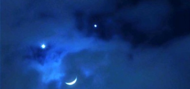 Ovih dana  – trostruko poravnanje Mjeseca, Venere i Jupitera