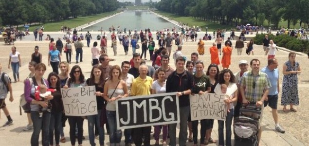 Amerika uz demonstrante u Sarajevu: U Washingtonu održan skup podrške “DC uz BiH za JMBG”