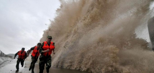 Tajfun Fitow pogodio istočnu obalu Kine