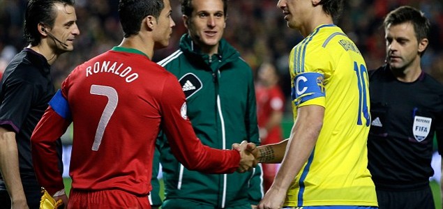 Ibrahimović aplaudirao Ronaldu nakon što je Portugalac postigao hat-trick