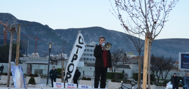 Ispred Skupštine HNK protesti za Mušicu