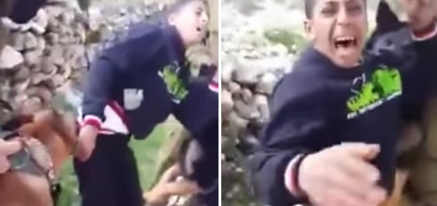 VIDEO: IZRAELSKI VOJNICI PUSTILI KRVOLOČNE PSE NA DJEČAKA Palestinac se tresao i vrištao, vojnici se smijali