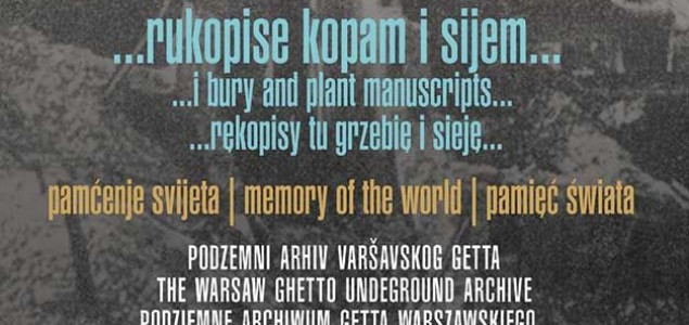 Podzemni arhiv Varšavskog geta – izložba