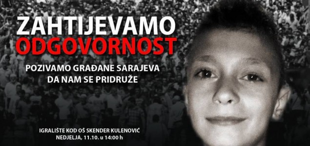 Građani Sarajeva najavili protestni skup: Zahtijevamo odgovornost za smrt dječaka Saliha