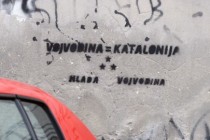 Pojavili se grafiti “Vojvodina = Katalonija” širom pokrajine