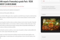 Islamistički portal na bošnjačkom jeziku pokolj u Parizu nazvao “radosnom viješću”