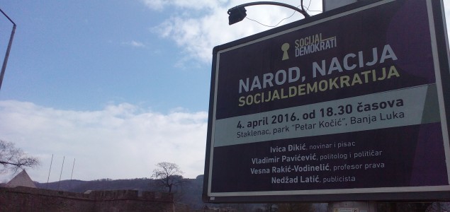 Tribina “Narod, nacija, socijaldemokratija” u Banja Luci