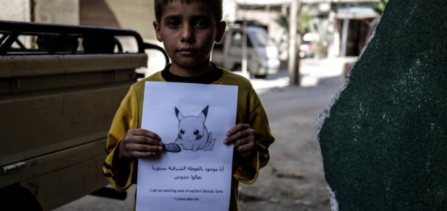 Sirijska djeca uz pomoć Pokemona: Dođi i spasi me
