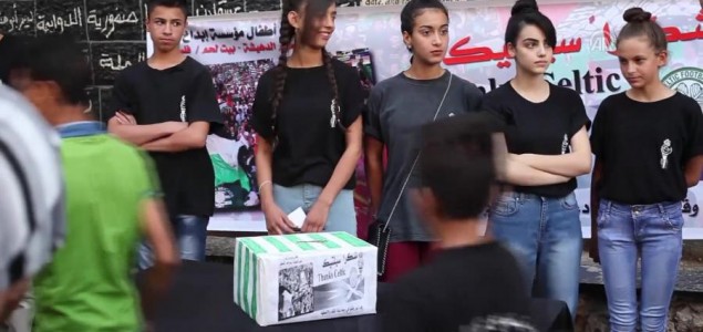 Palestinska djeca daju džeparac za Celtic