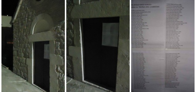 Na vratima šibenske crkvice koja je ugostila ratnog zločinca Kordića osvanuo popis njegovih žrtava