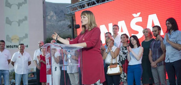 Naša stranka otvorila kampanju na Španskom trgu u Mostaru