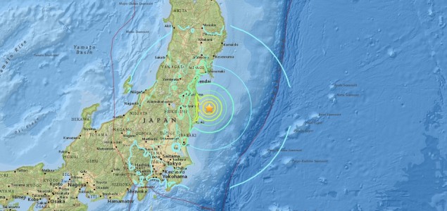 Zabilježeni samo manji plimni valovi nakon potresa u Japanu