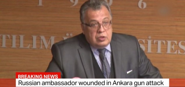 Ruski ambasador u Ankari podlegao ranama