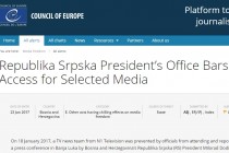 Vijeće Evrope upozorava na selektivan tretman medijskih kuća u BiH