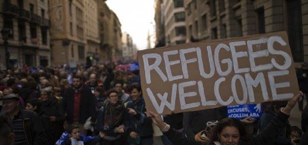 Desetine hiljada ljudi u Barceloni dalo podršku izbjeglicama