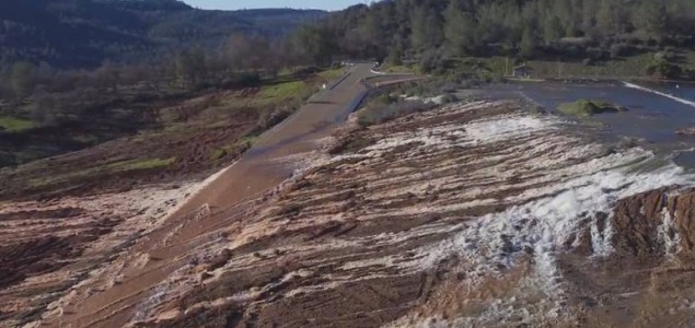 Najviša brana u SAD-u mogla bi popustiti; naređena evakuacija