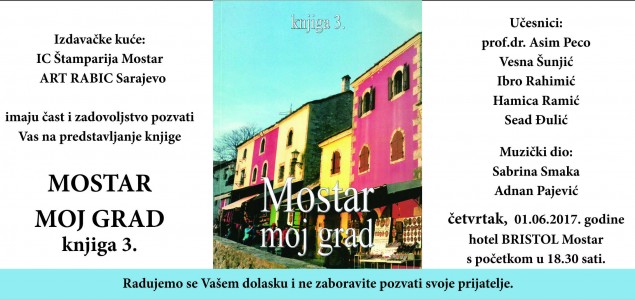 Promocija treće knjige iz serijala “Mostar – moj grad”