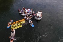 Protest mladice na „Drinskoj regati“