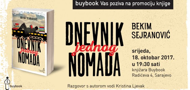 Promocija knjige Bekima Sejranovića “Dnevnik jednog Nomada”