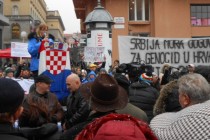 Prosvjed u Zagrebu zbog dolaska Vučića