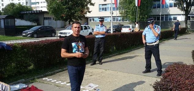 Pravda za Davida ispred Policijske uprave Banjaluka