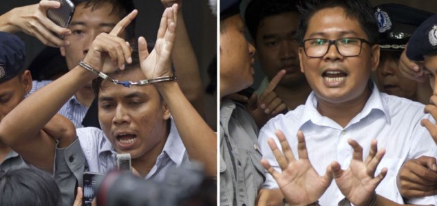 Zatvorska kazna novinarima Rojtersa u Mjanmaru
