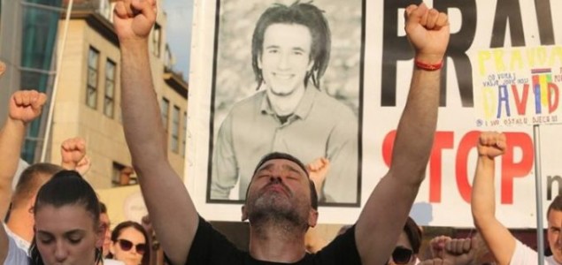 Davor Dragičević pred 40.000 ljudi: Vrh policije RS-a organizovao je otmicu i ubistvo mog sina
