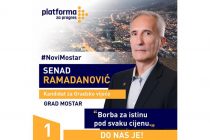 Senad Ramadanović nosilac liste Platforme za progres: “Birajte nove ljude za novi Mostar”