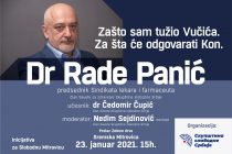 Skupština slobodne Srbije u Sremskoj Mitrovici: Dr. Rade Panić o Aleksandru Vučiću i dr Predragu Konu