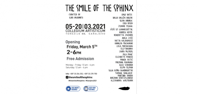 Collegium artisticum: Internacionalna izložba “The Smile of the Sphinx” / “Osmijeh Sfinge” (5.3. – 20.3.2021.)