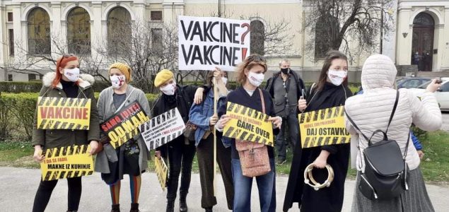 U Sarajevu završeni protesti zbog nenabavke vakcina