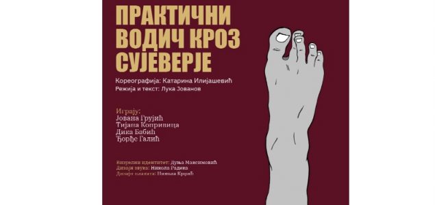 Premijera plesne predstave “Praktični vodič za sujeverje” 10. novembra na Velikoj sceni Teatra Vuk
