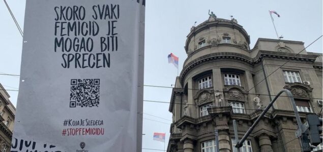 Protest protiv femicida u Beogradu: ‘Nijedna žena više’