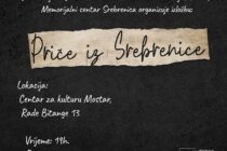 Izložba “Priče iz Srebrenice” večeras u Mostaru