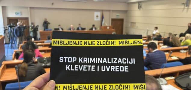 Klub Bošnjaka pokrenuo zaštitu nacionalnog interesa na Zakon o kriminalizaciji klevete