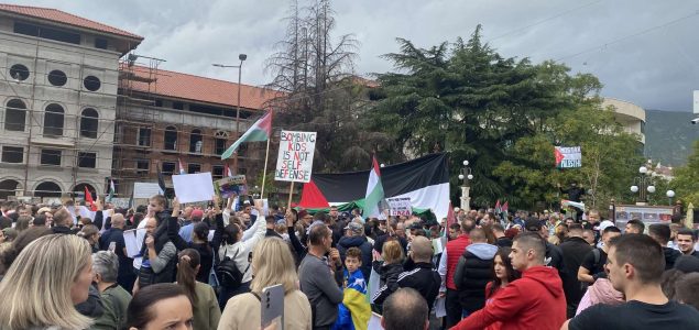 Uprkos Kordićevoj zabrani, stotine Mostaraca izašlo na proteste podrške Palestincima